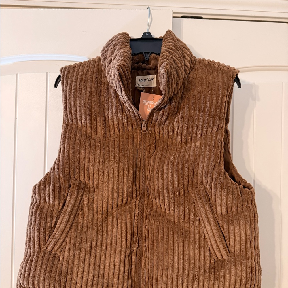 Brown Corduroy Vest
NWT